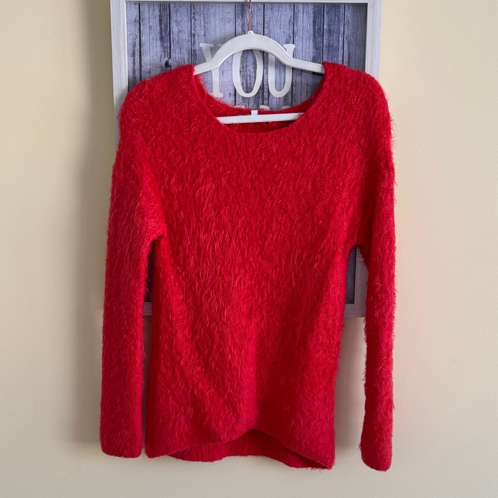 Red Fuzzy Sweater